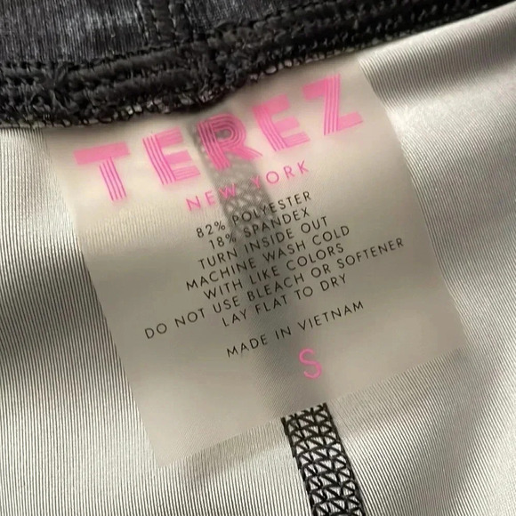 ๐ท TEREZ New York Athletic Yoga Workout Leggings Tiger Stripe Small - Picture 8 of 9